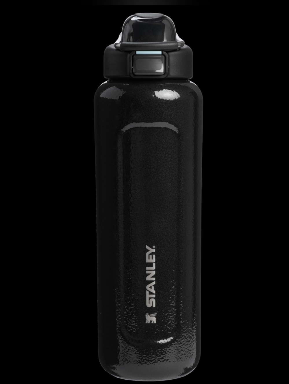 Stanley Well Spring Bottle 32 oz in Hammertone Black - Excellent Used Condition!